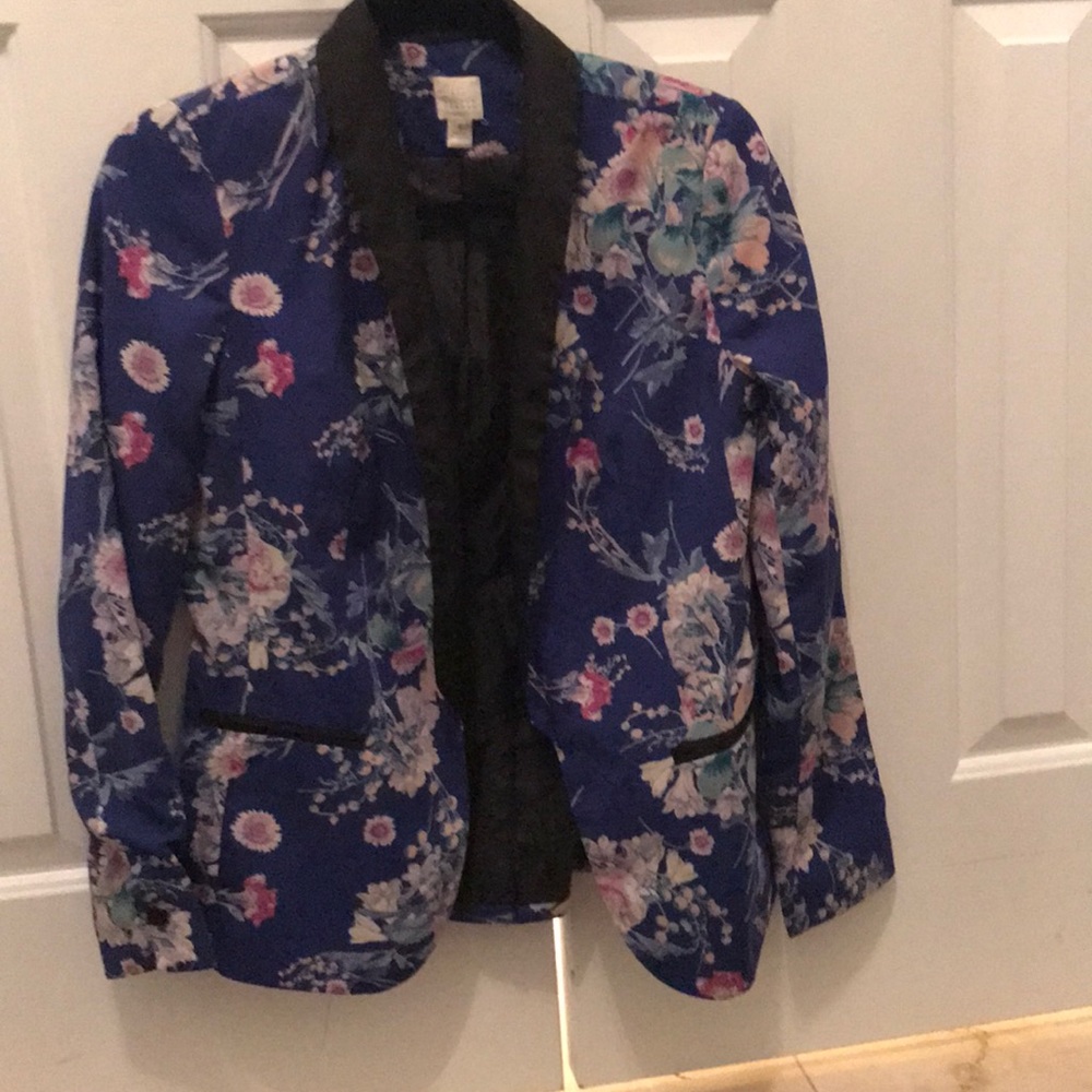 Floral blazer